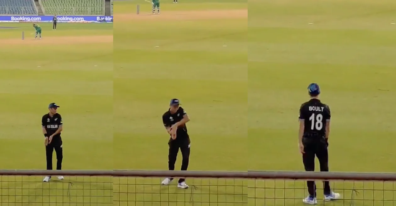 Trent Boult imitates Sanju Samson