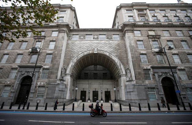 Thames House, the headquarters of MI5, in London.