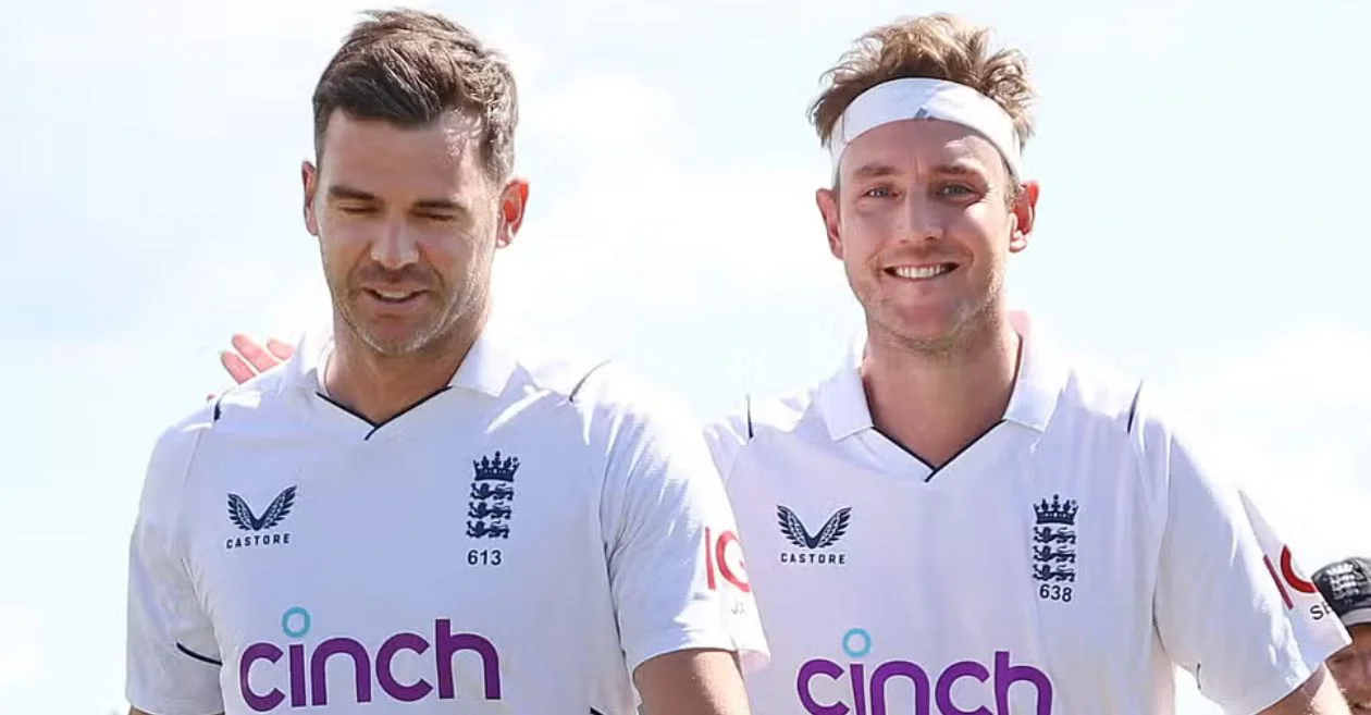 James Anderson and Stuart Broad