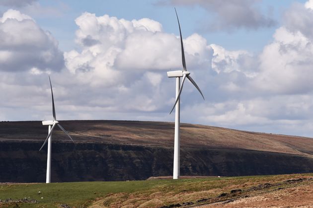 A windfarm in Burnley