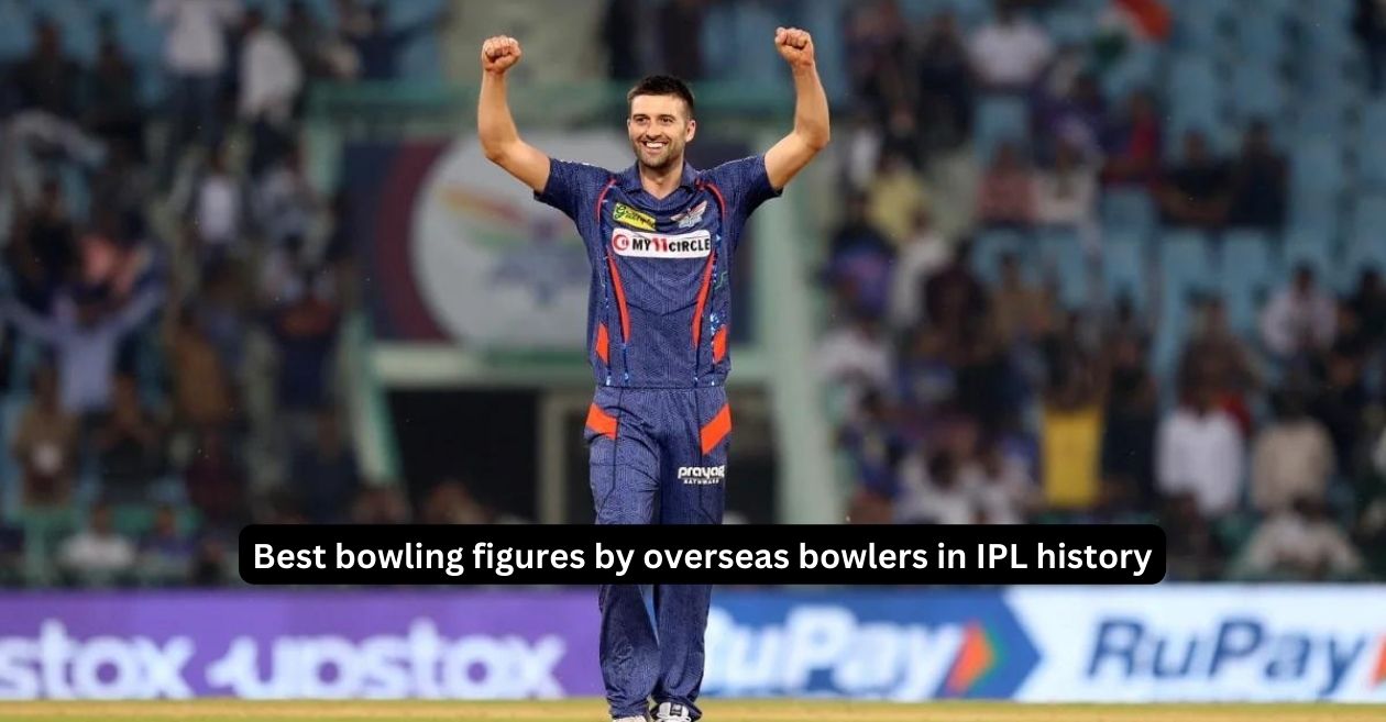 Best bowling figures by overseas bowlers in IPL