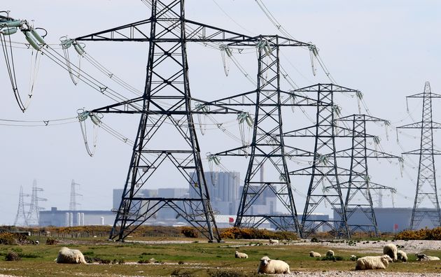 Electricity pylons