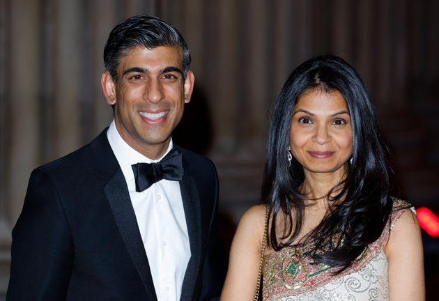 Chancellor Rishi Sunak and Akshata Murthy 