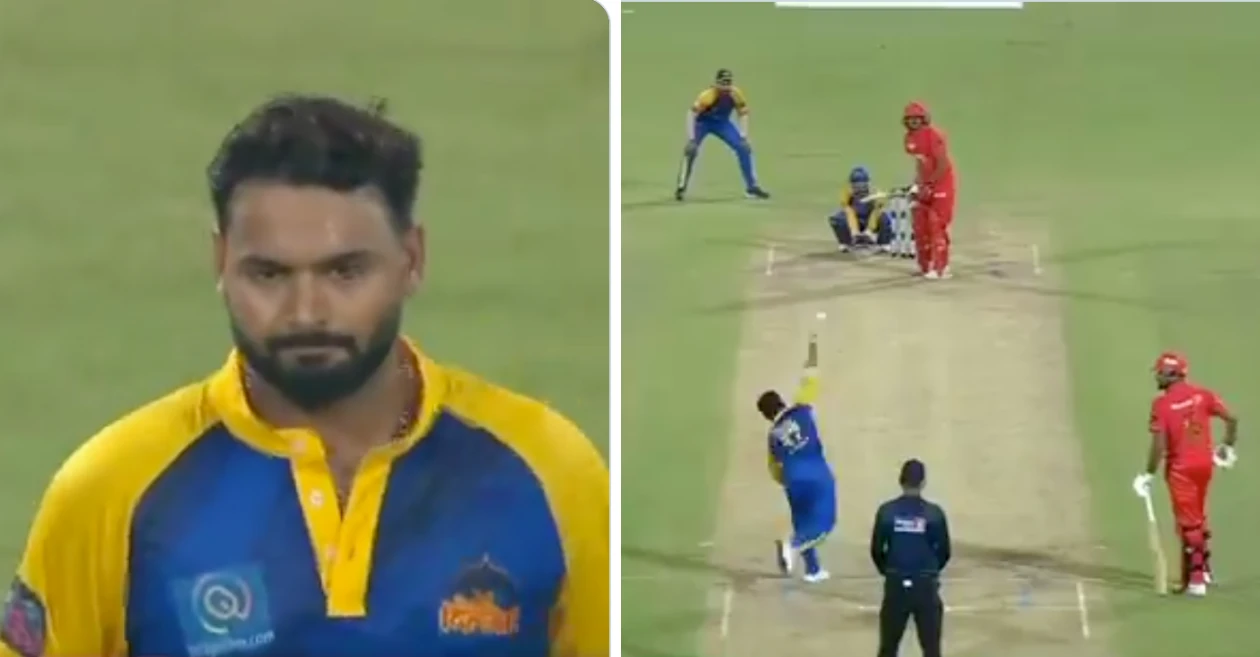 Rishabh Pant bowling leg spin