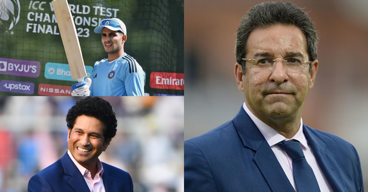 Shubman Gill, Sachin Tendulkar and Wasim Akram