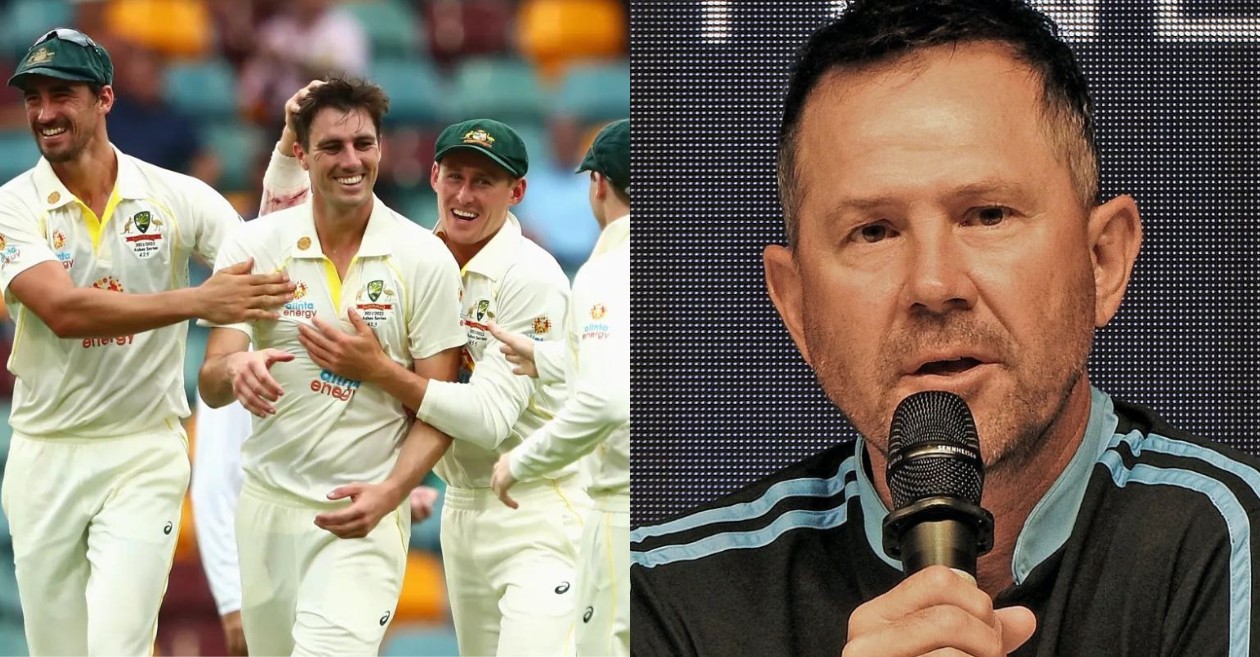 Australian Test team and Ricky Ponting