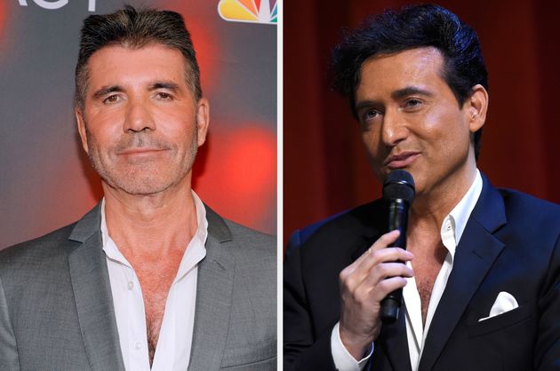 Simon Cowell (left) and Il Divo singer Carlos Marin, who has died at the age of 53