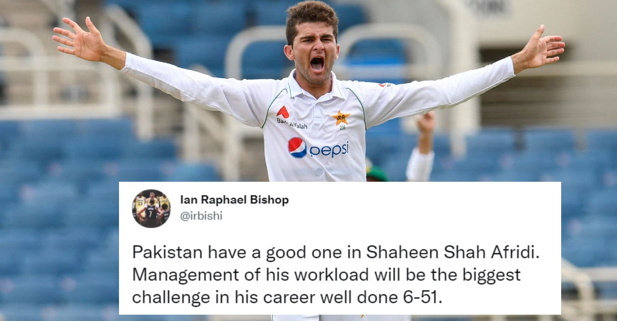 Shaheen Afridi picks his career-best figures in 2nd Test against West Indies