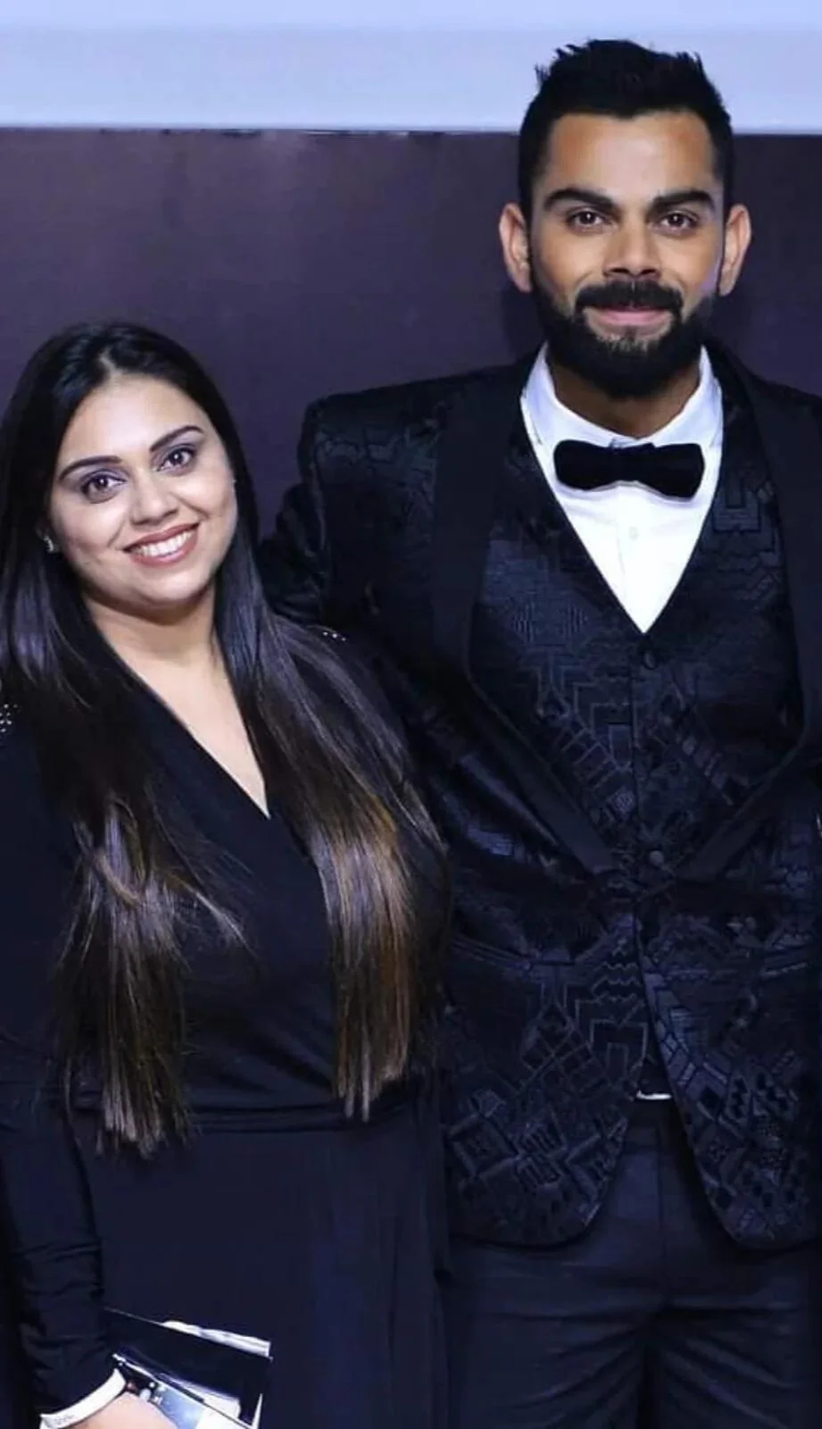 Virat Kohli and Bhawna Kohli