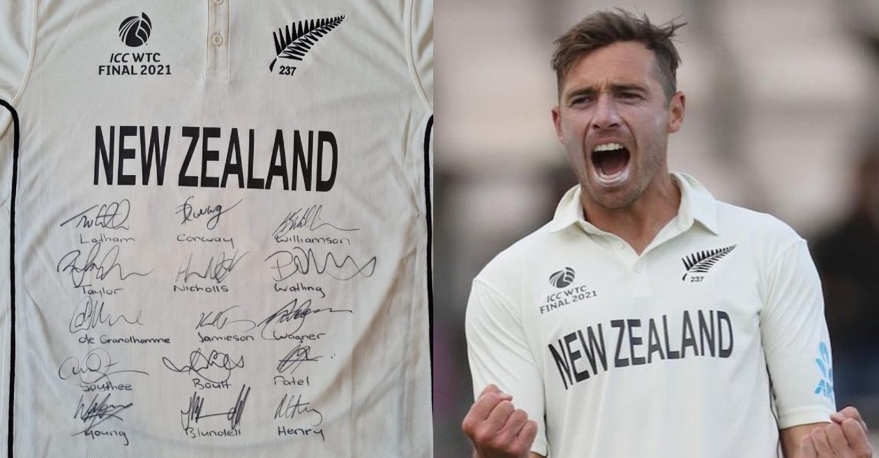 Tim Southee and his jersey