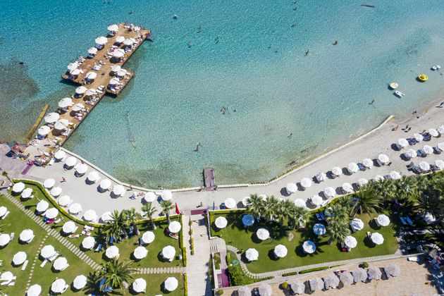 <strong>A beach in Cesme district of Izmir, Turkey.</strong>