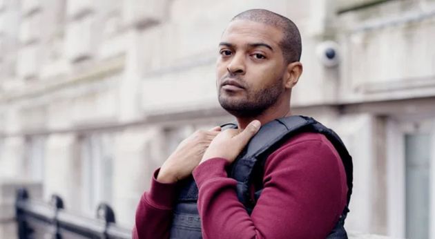 Noel Clarke on the set of Bulletproof