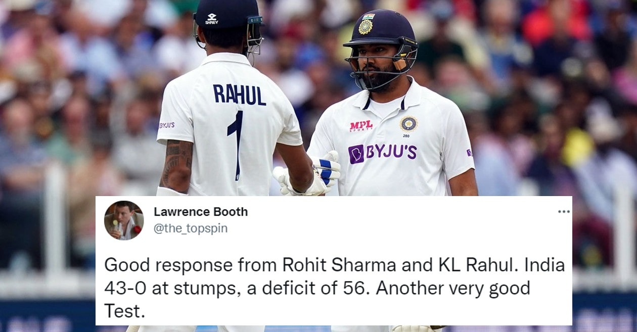 Rohit Sharma, KL Rahul start positively