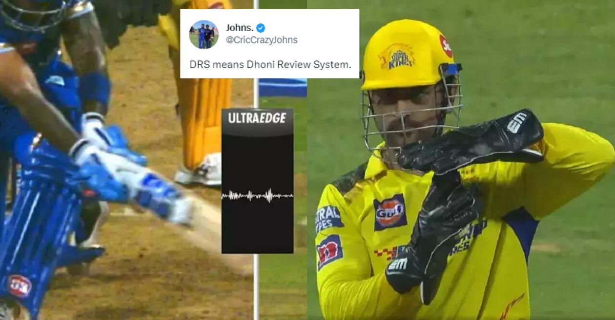 Fans react on MS Dhoni's DRS review