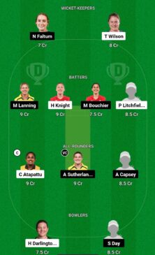 ST-W vs MS-W Dream11 Team