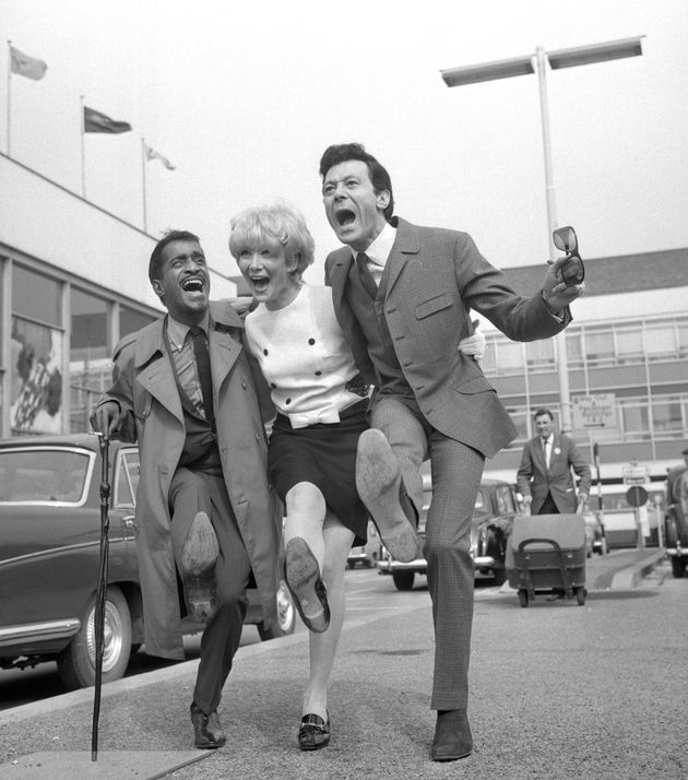 <strong>Sammy Davis Jr, Joyce Blair and Lionel Blair in 1966.</strong>