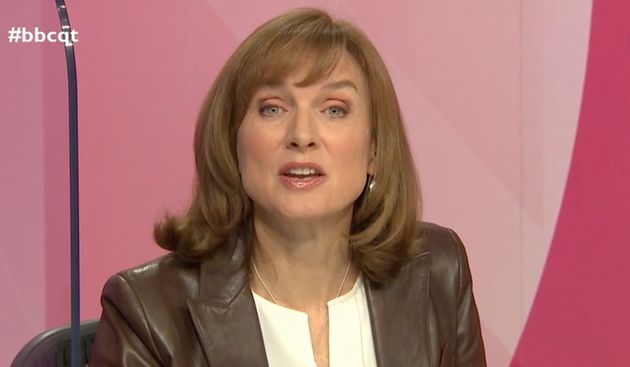 Fiona Bruce encouraged people who have not been vaccinated to attend Question Time