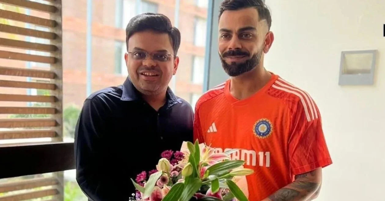 Jay Shah and Virat Kohli