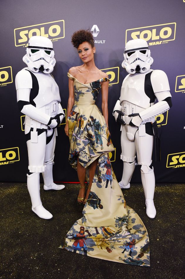 Thandiwe Newton at a screening of Solo: A Star Wars Story during the Cannes Film Festival in 2018.