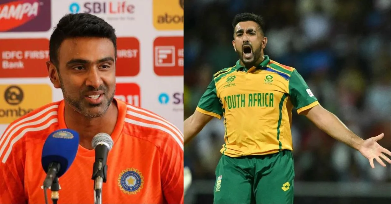 Ravichandran Ashwin and Tabraiz Shamsi