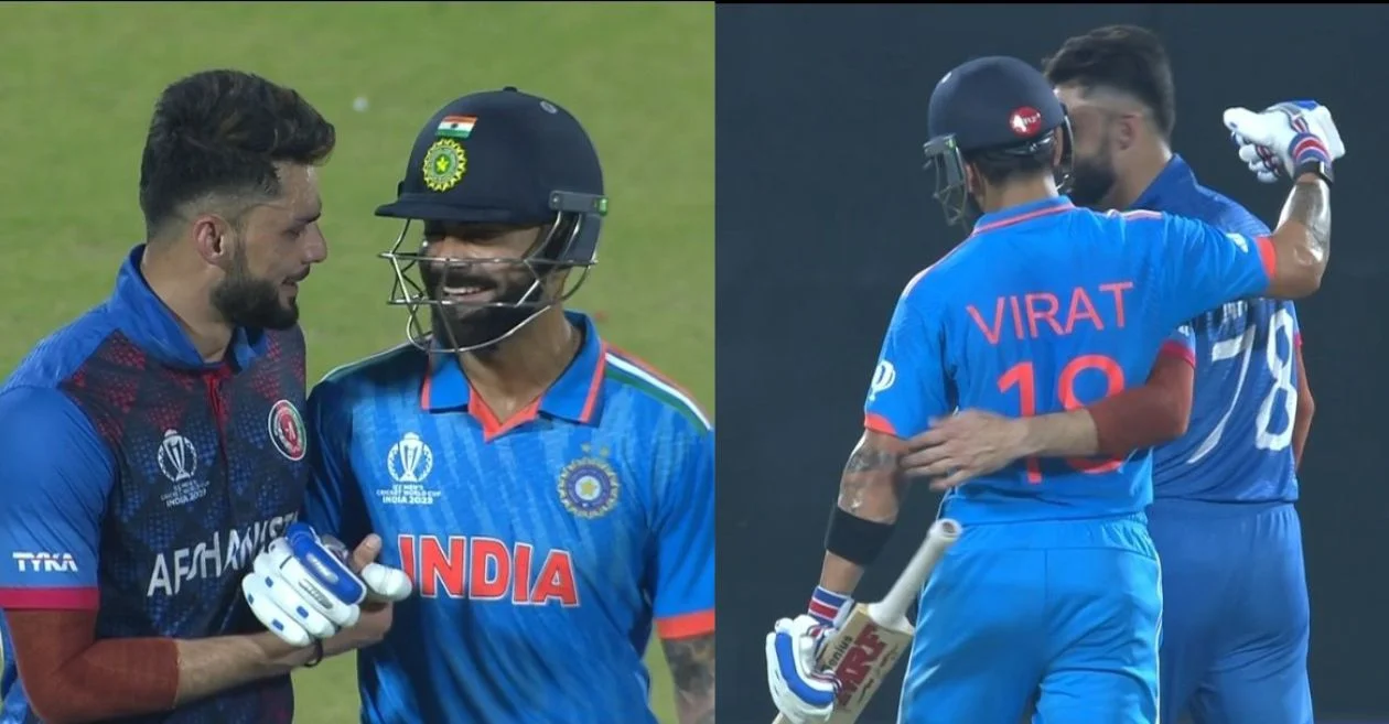 Virat Kohli and Naveen-ul-Haq