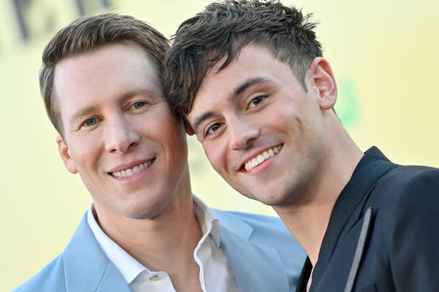 Dustin Lance Black and Tom Daley