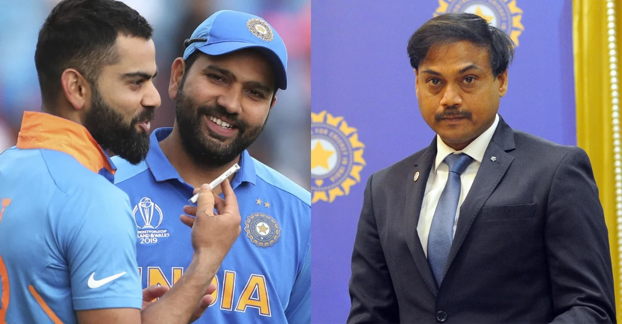 Virat Kohli, Rohit Sharma and MSK Prasad