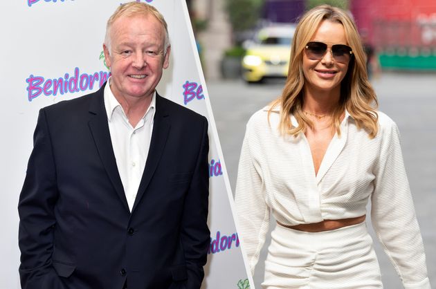 Les Dennis and Amanda Holden