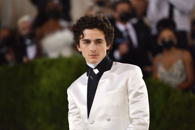 Timothée Chalamet at the Met Gala last month