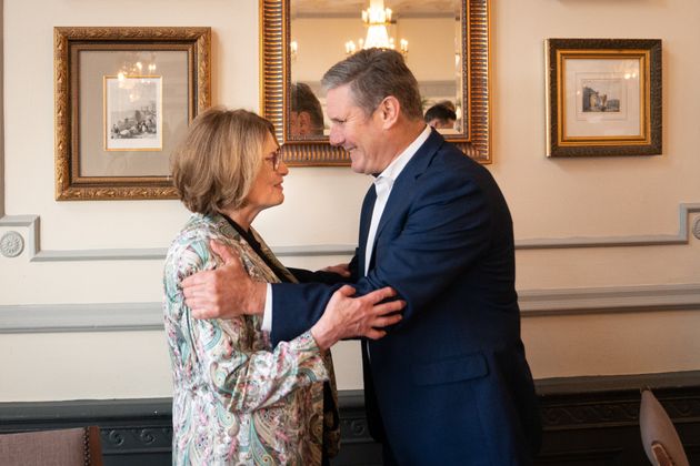 Keir Starmer welcomes Louise Ellman back to the Labour Party at their conference in Brighton