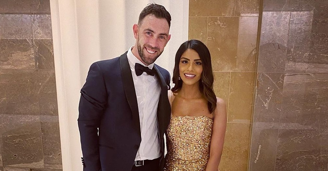 Glenn Maxwell with Vini Raman