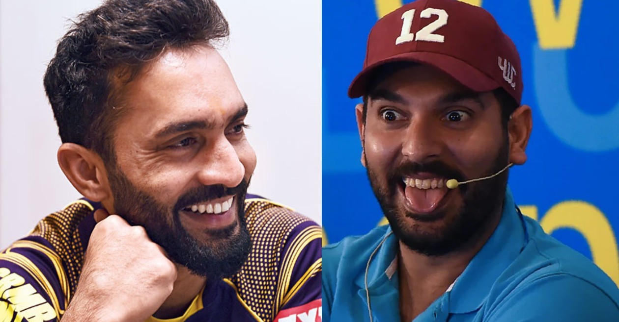 Dinesh Karthik and Yuvraj Singh