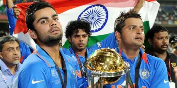 Virat Kohli and Suresh Raina