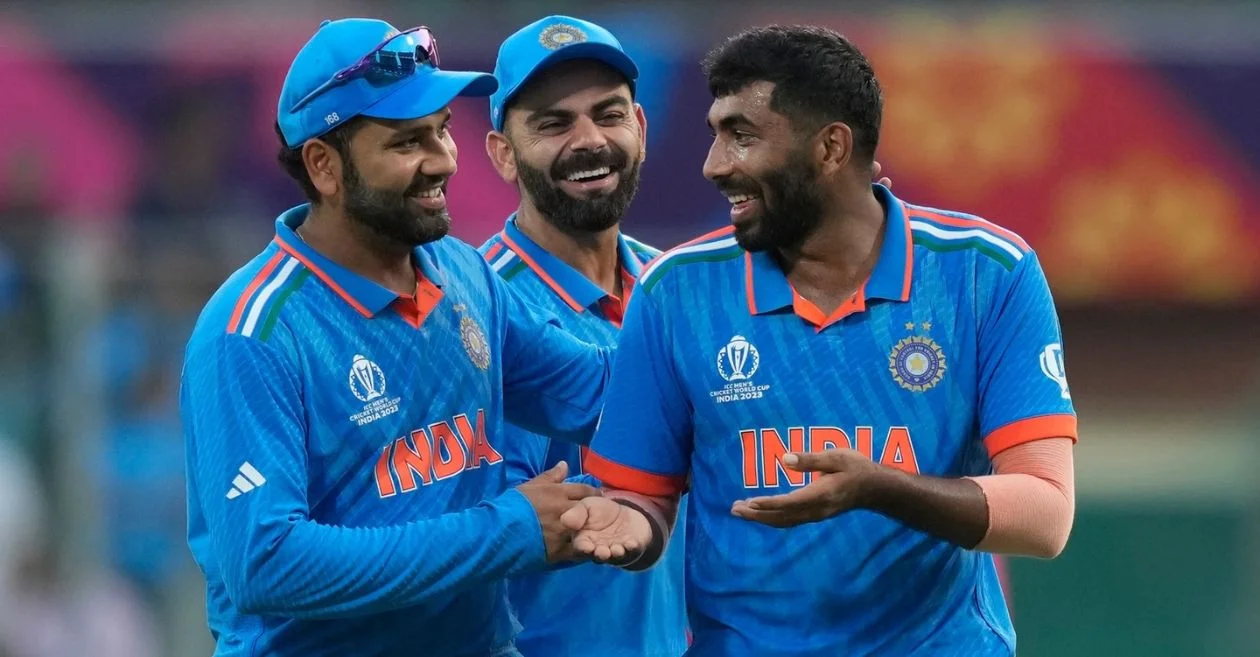 Rohit Sharma, Virat Kohli and Jasprit Bumrah