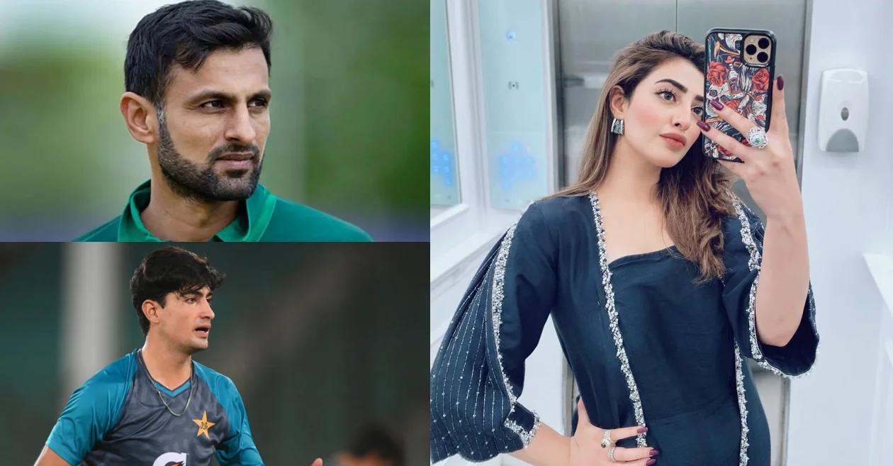 Shoaib Malik, Naseem Shah, Nawal Saeed