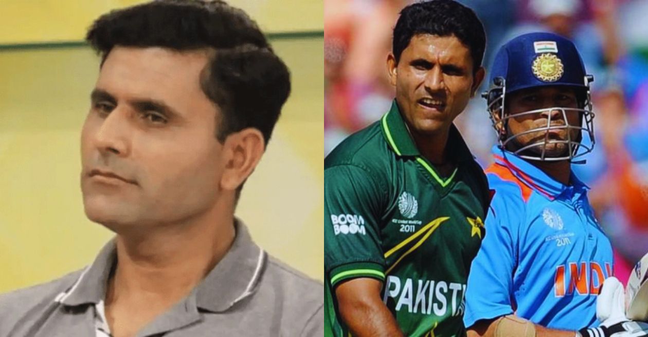 Abdul Razzaq and Sachin Tendulkar