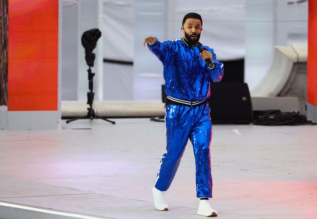 Craig David performs at the Platinum Party at Buckingham Palace on June 4, 2022 as part of Queen Elizabeth II's Platinum Jubilee celebrations.