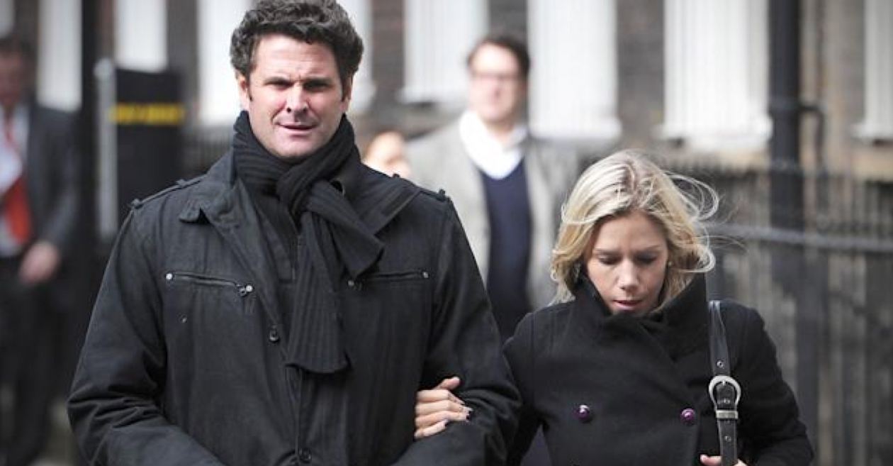 Chris Cairns and his wife Melanie