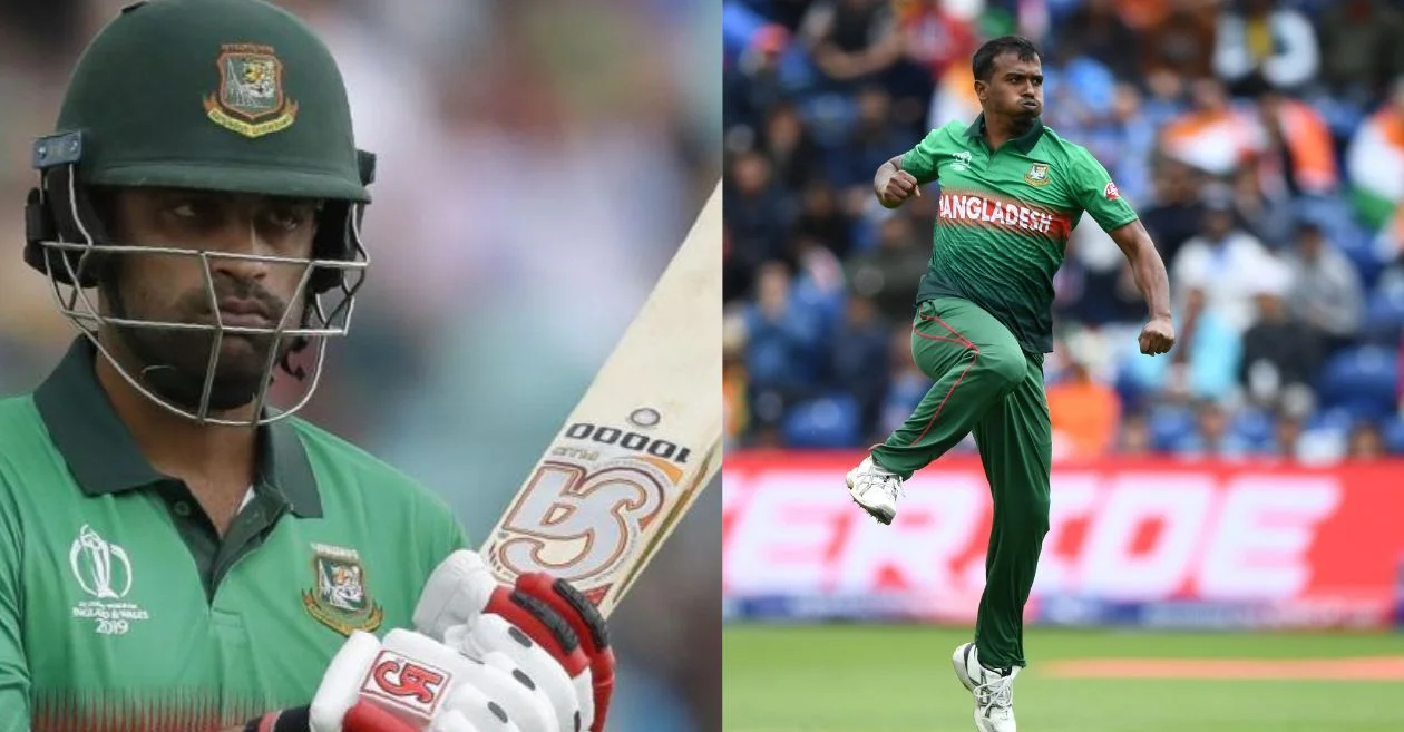 Tamim Iqbal and Rubel Hossain