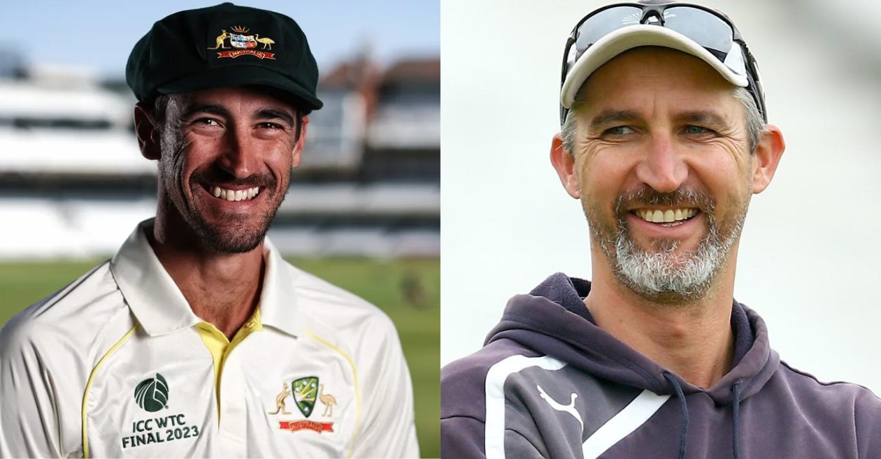 Mitchell Starc and Jason Gillespie