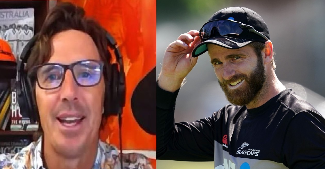 Brad Hogg and Kane Williamson