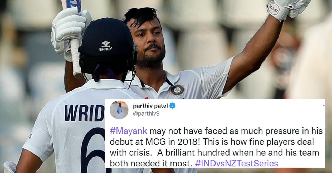 Mayank Agarwal smashes ton in Mumbai Test