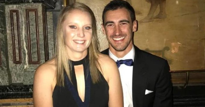 Alyssa Healy and Mitchell Starc