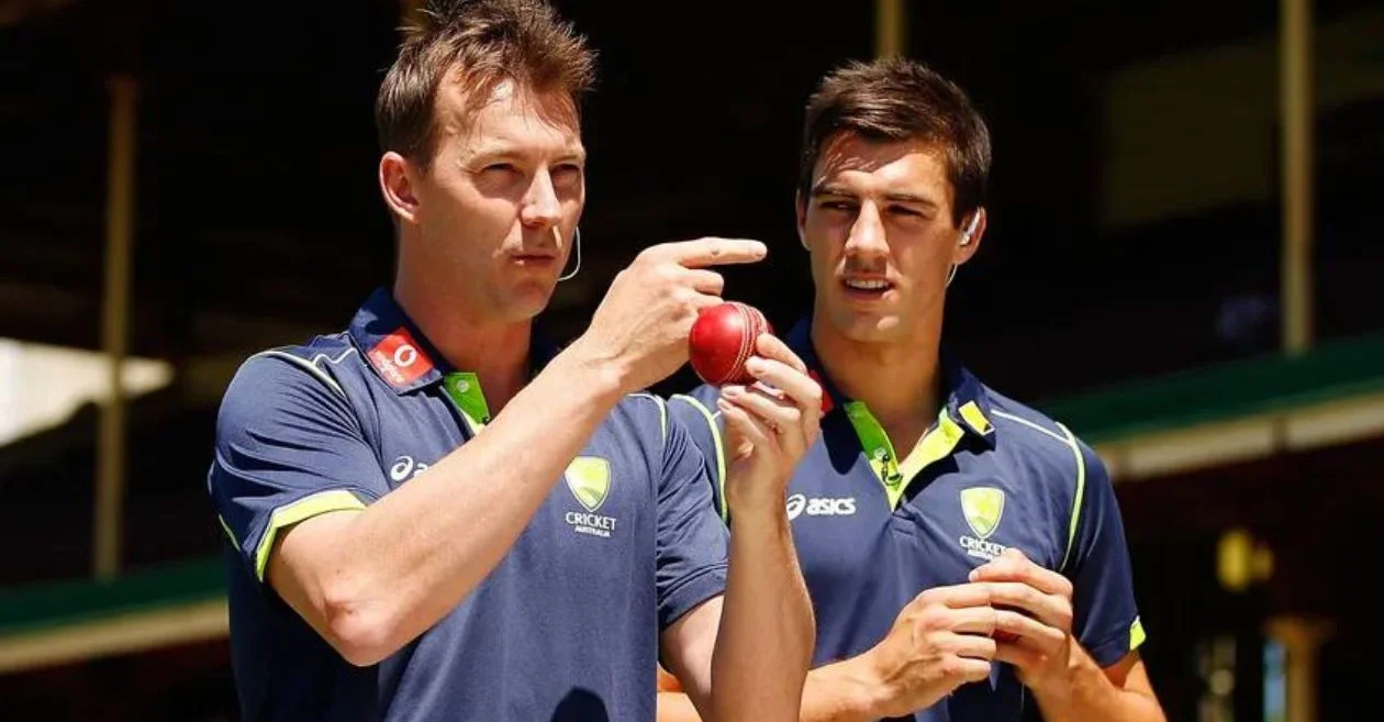 Brett Lee and Pat Cummins