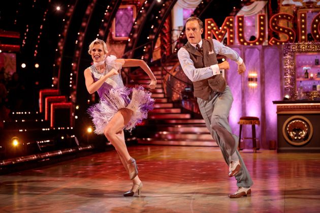 Nadiya Bychkova and Dan Walker performing the Charleston