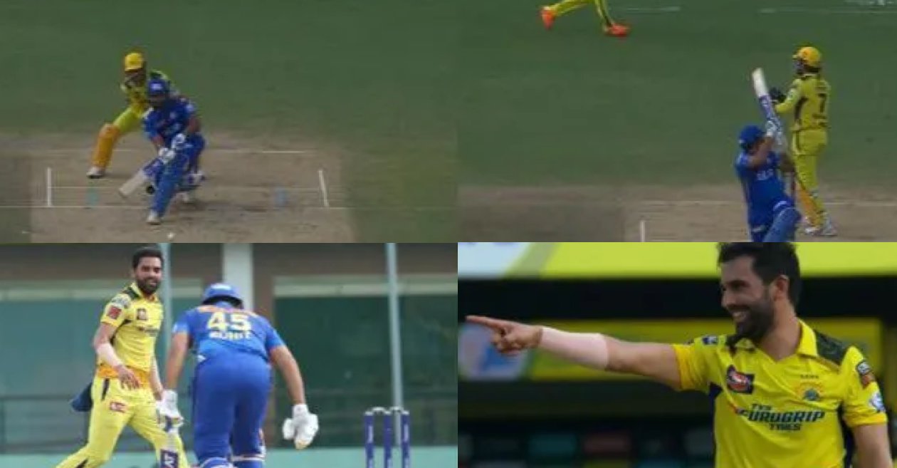 Rohit Sharma dismissal against CSK