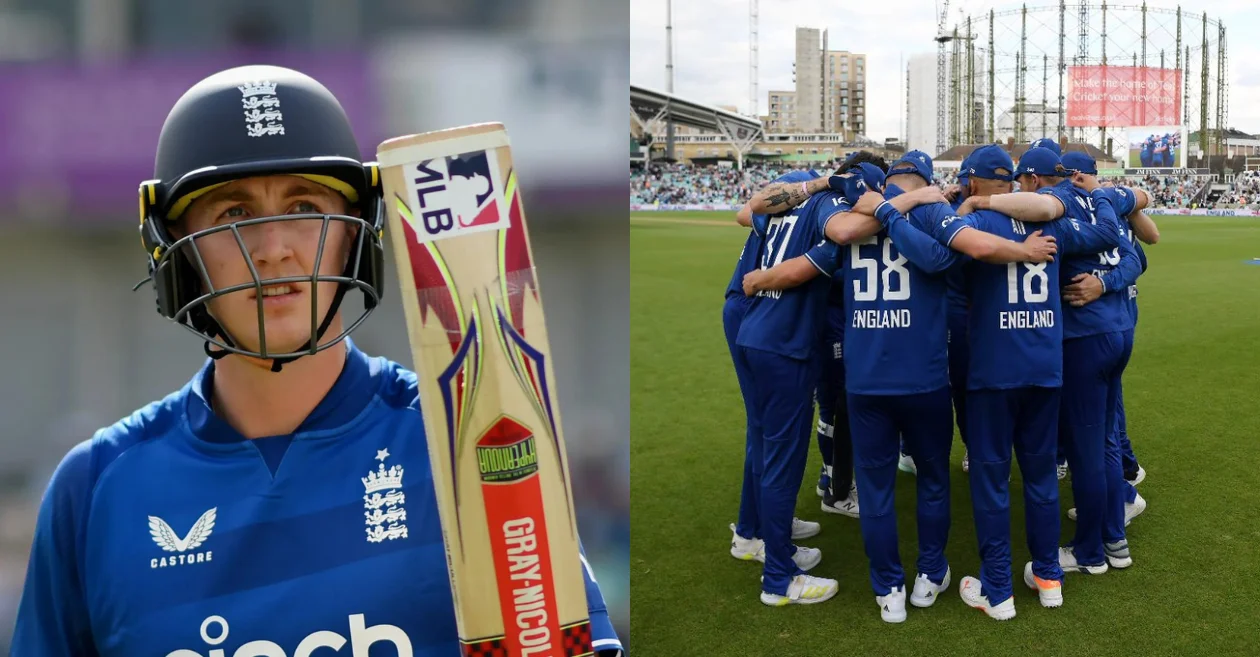 Harry Brook and England cricket team