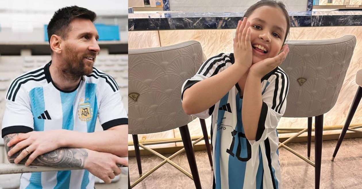 Lionel Messi, Ziva Dhoni