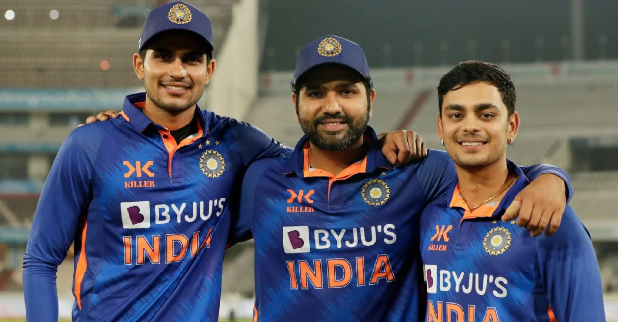 Shubman Gill, Rohit Sharma, Ishan Kishan