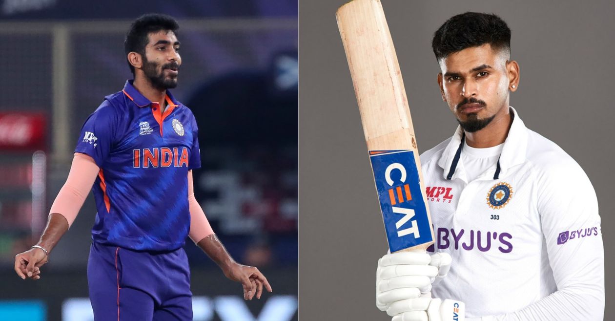 Jasprit Bumrah and Shreyas Iyer